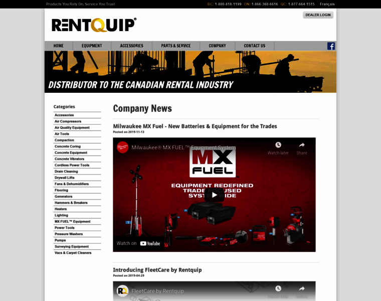 Rentquip.com thumbnail