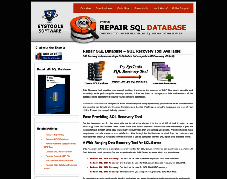 Repairsqldatabase.org thumbnail