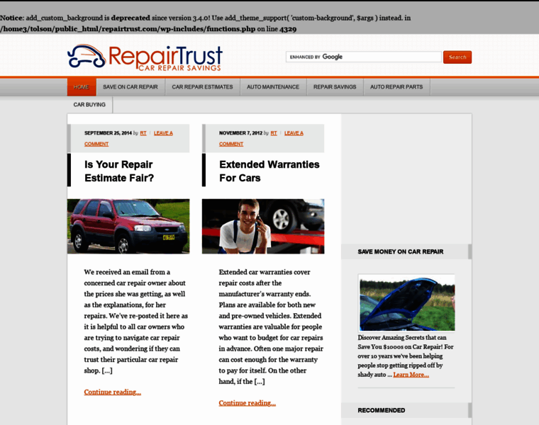Repairtrust.com thumbnail
