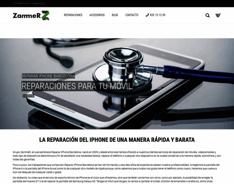 Reparariphonebarcelona.com thumbnail