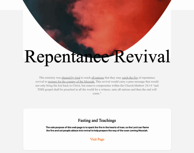 Repentancerevival.com thumbnail