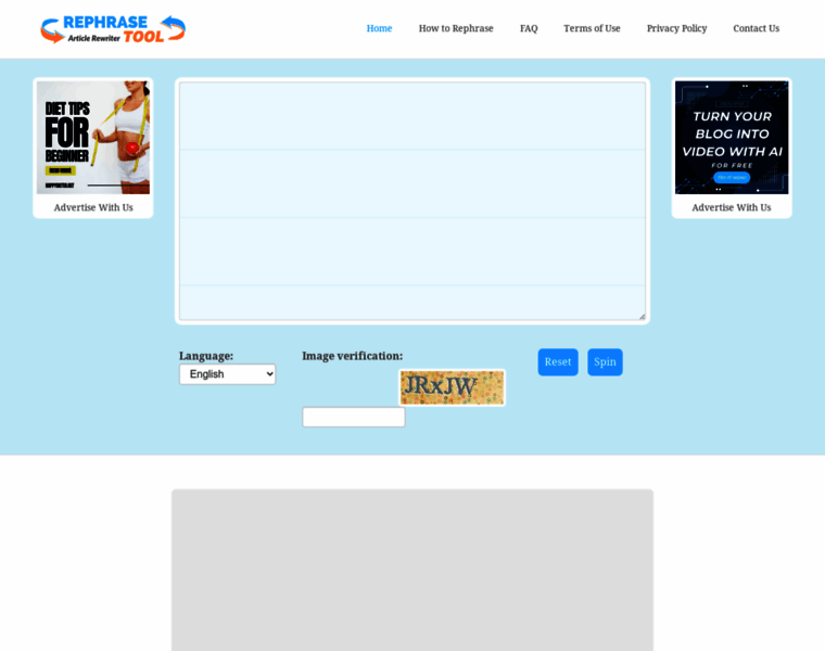 Rephrasetool.com thumbnail Rephrasetool.com thumbnail