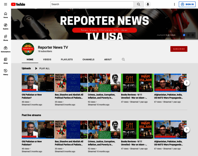 Reportertv.info thumbnail