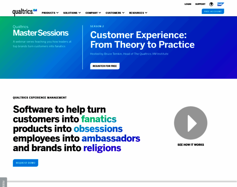 reporting.qualtrics.com at WI. Qualtrics XM: The Leading Experience ...