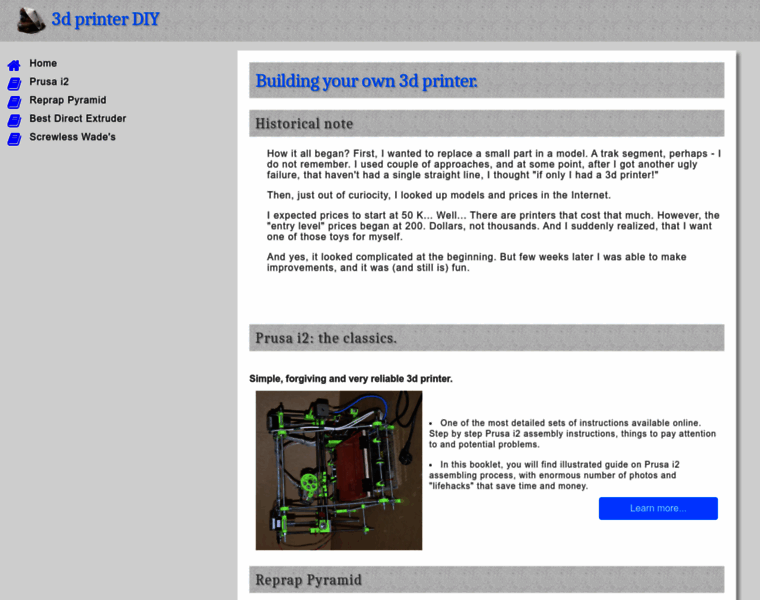 Reprap.snowcron.com thumbnail Reprap.snowcron.com thumbnail