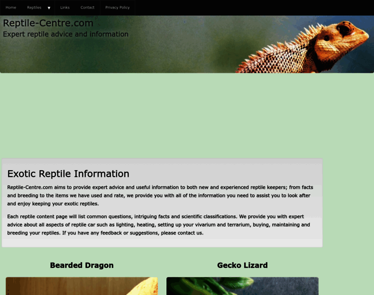 Reptile-centre.com thumbnail