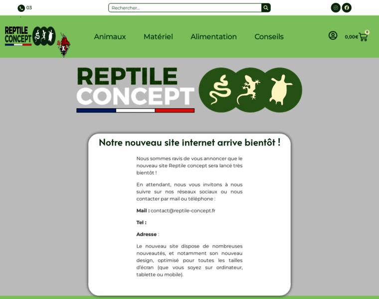 Reptile-concept.fr thumbnail