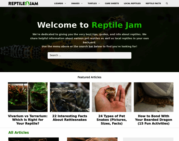 Reptilejam.com thumbnail