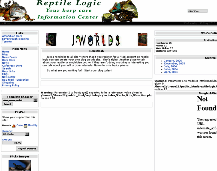 Reptilelogic.com thumbnail
