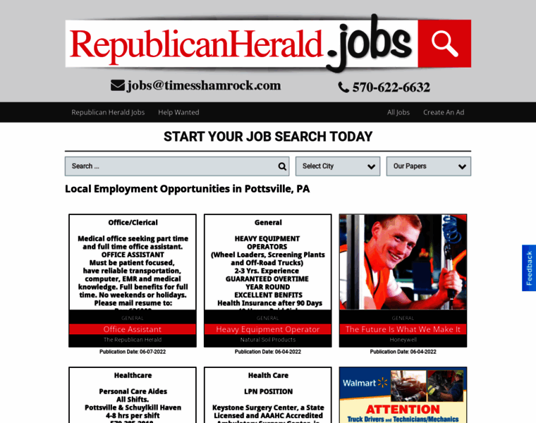 Republicanherald.jobs thumbnail