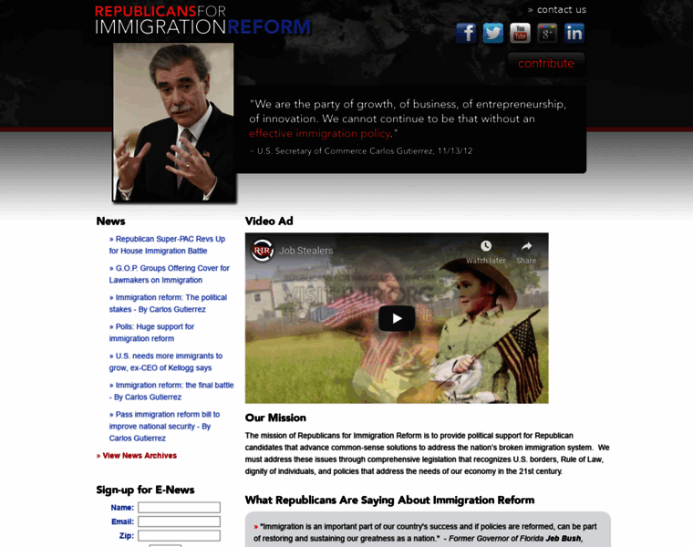 Republicansforimmigrationreform.org thumbnail