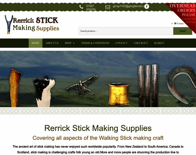 Rerrickstickmakingsupplies.co.uk thumbnail