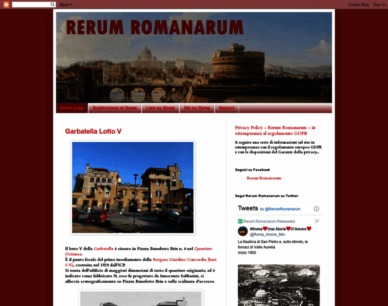 Rerumromanarum.com thumbnail