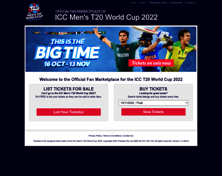 Resale-tickets.t20worldcup.com thumbnail