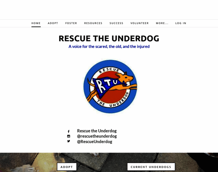 Rescuetheunderdog.com thumbnail