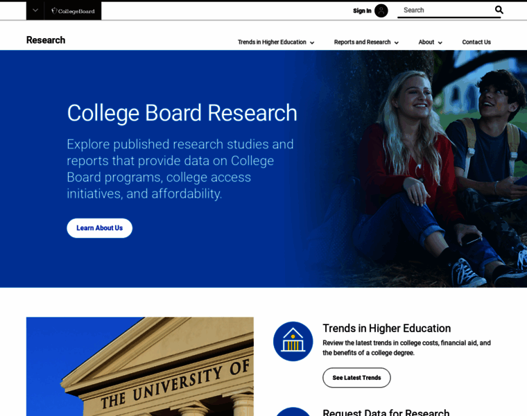 Research.collegeboard.org thumbnail