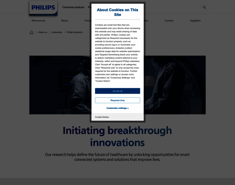 Research.philips.com thumbnail