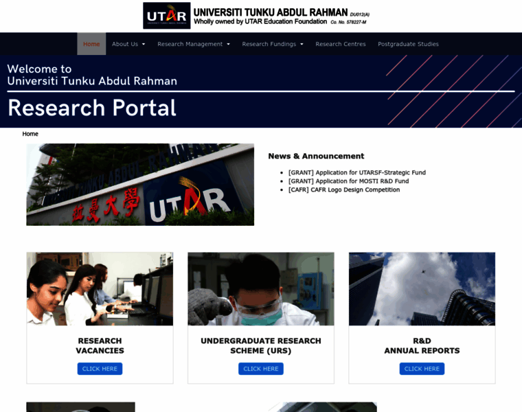 Research.utar.edu.my thumbnail