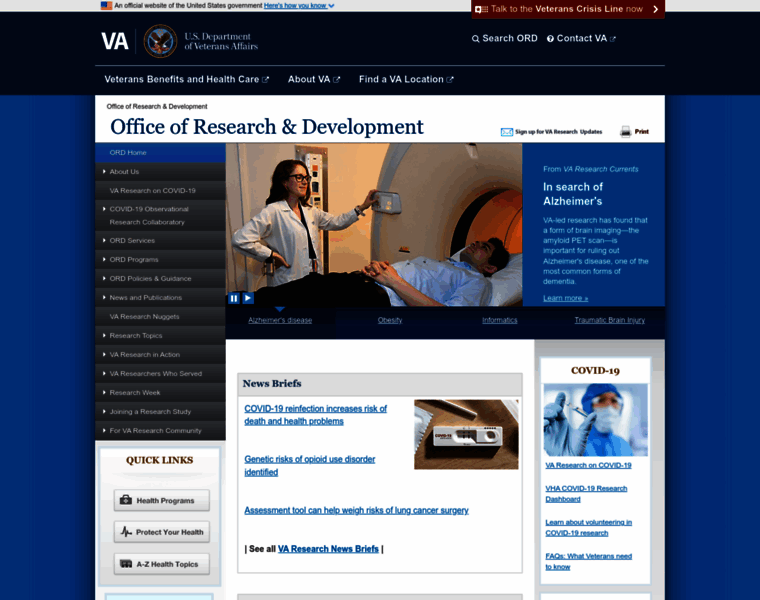 Research.va.gov thumbnail