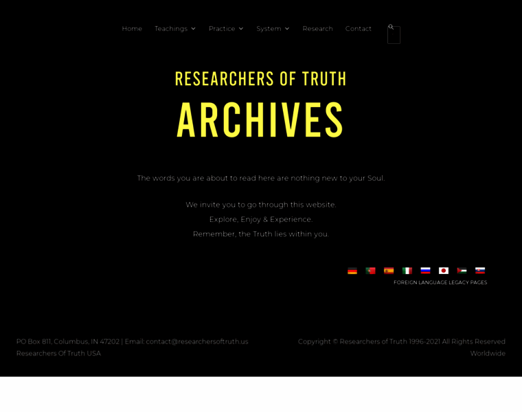 Researchers-of-truth.org thumbnail