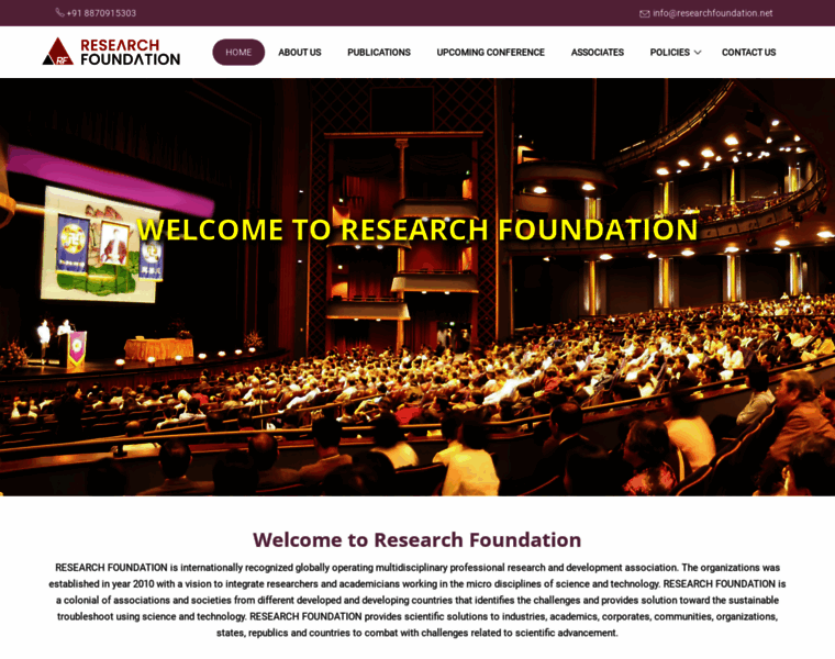 Researchfoundation.net thumbnail