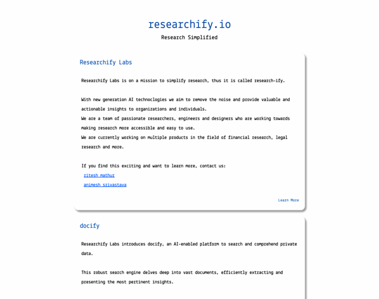 Researchify.io thumbnail