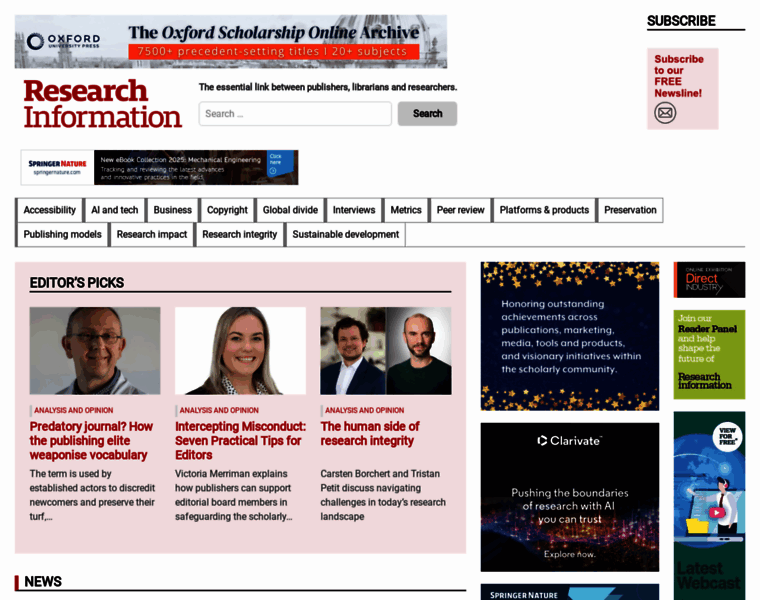 Researchinformation.info thumbnail Researchinformation.info thumbnail
