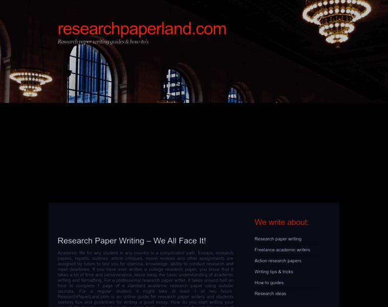 Researchpaperland.com thumbnail