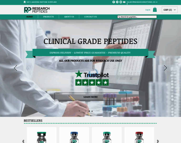 Researchpeptides.co.uk thumbnail