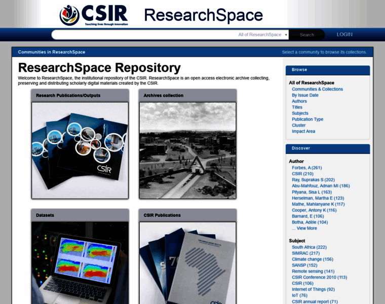 Researchspace.csir.co.za thumbnail