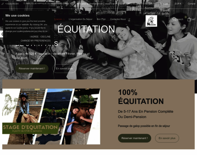 Reservation-stage-equitation.fr thumbnail