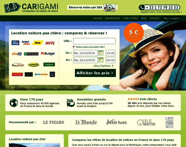 Reservation.carigami.fr thumbnail