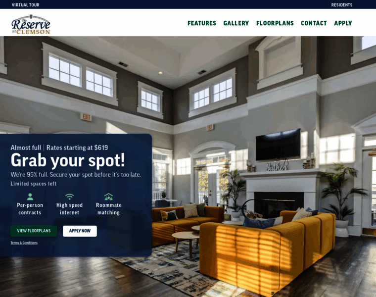 Reserveatclemson.com thumbnail