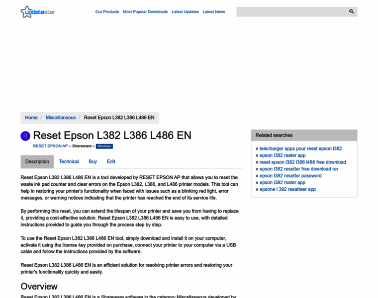 Reset-epson-l382-l386-l486-en.updatestar.com thumbnail