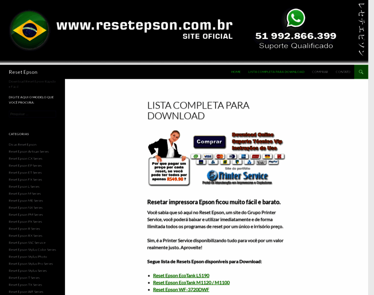 Resetepson.com.br thumbnail