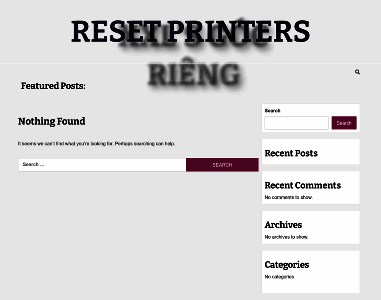 Resetprinters.net thumbnail
