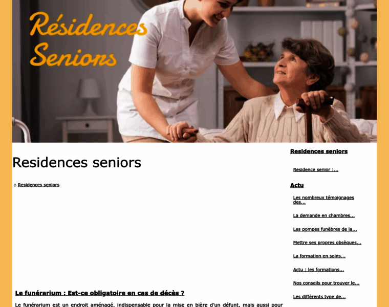 Residences-seniors.fr thumbnail