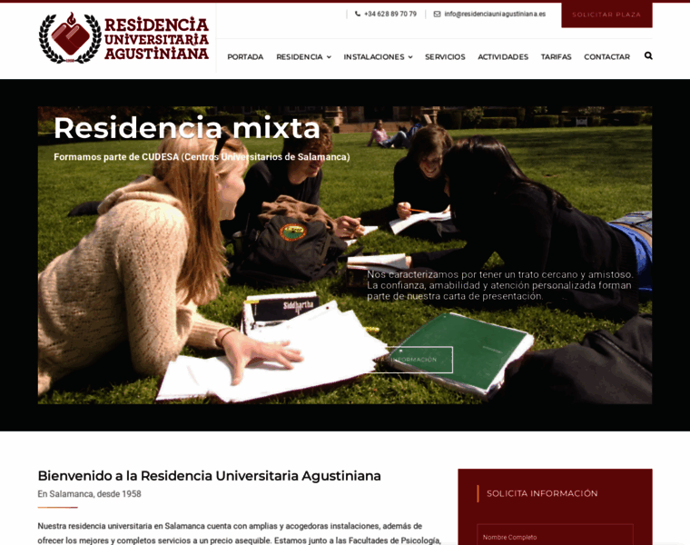 Residenciauniagustiniana.es thumbnail