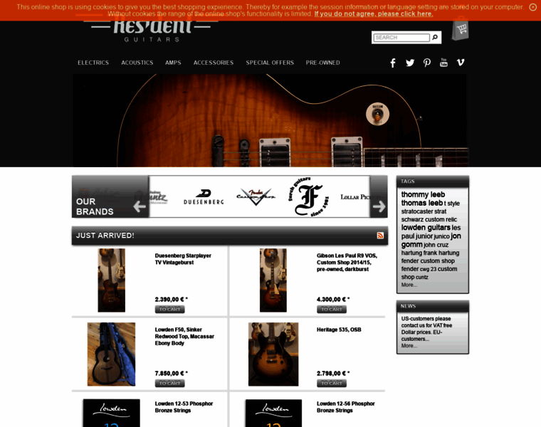 Resident-guitars.com thumbnail