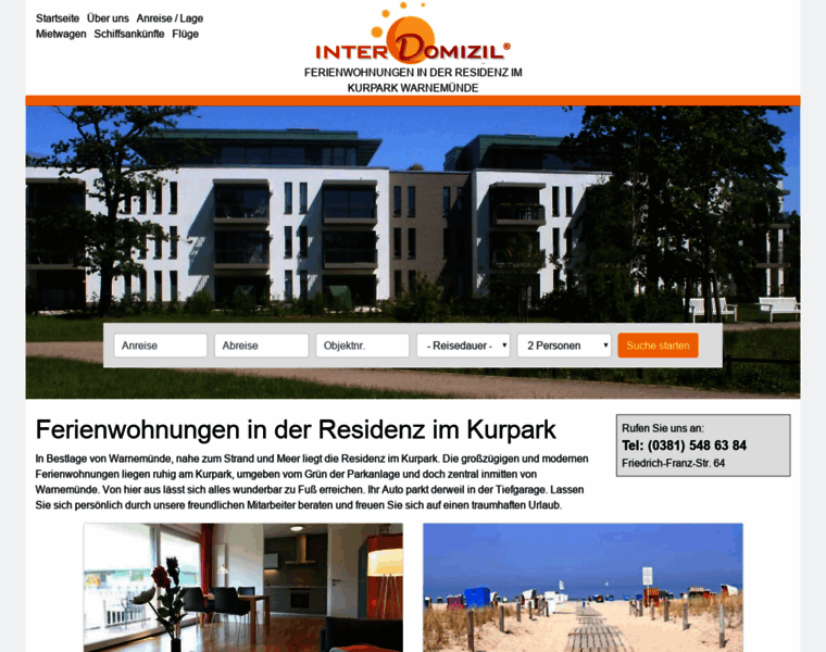 Residenz-im-kurpark-warnemuende.de thumbnail