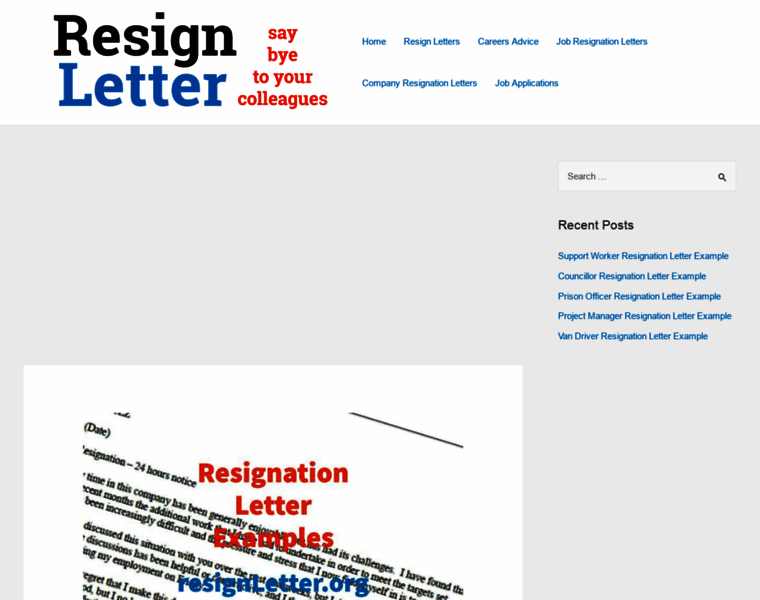 Resignletter.org thumbnail