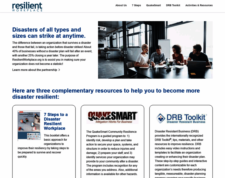 Resilientworkplace.org thumbnail