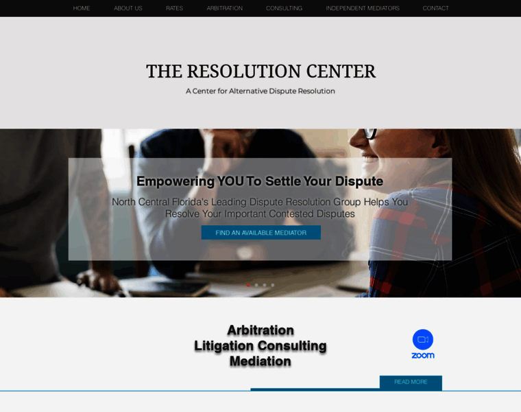 Resolutioncenter.org thumbnail