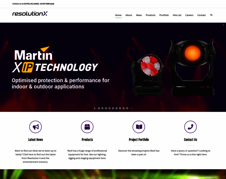 resolutionx.com.au at WI. Home - Resolution X