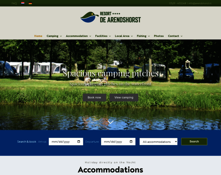 Resort-de-arendshorst.nl thumbnail
