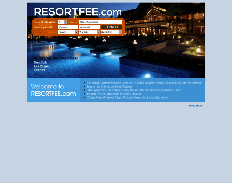 Resortfee.com thumbnail