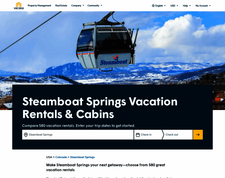 Resortqueststeamboat.com thumbnail