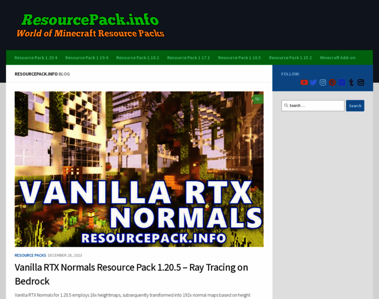 Resourcepack.info thumbnail
