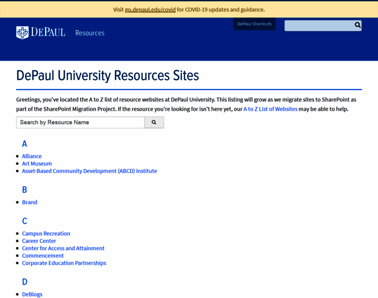 Resources.depaul.edu thumbnail