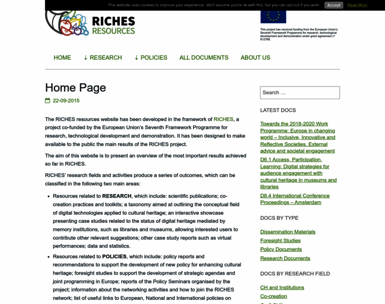 Resources.riches-project.eu thumbnail